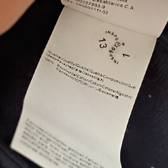 Hugo Boss Mens Navy Blue Blazer Cardigan Jacket Size Small 100% Cotton - Picture 7 of 10